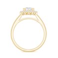 thumbnail image 2 of Rosec Jewels Moissanite Halo Engagement Ring for Women (2.25 CT, D-VS1 Quality), 10K Yellow Gold, US 10.50, 2 of 8