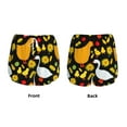 thumbnail image 4 of Disketp Farm Goose Print Women's Shorts Workout Shorts for Athletic Gym Running Shorts with Phone Pockets Large, 4 of 8