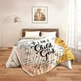 thumbnail image 5 of Bible Blanket Religious Gifts for Women I Am A Child of God 50X60 Throw Blanket Christmas Faith Gifts for Christian Women Jesus Gifts for Woman Bible Verse Throw and Blanket for Godmother, 5 of 5