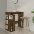 thumbnail image 3 of vidaXL Bar Table Dining Room Standing Desk with Storage Rack Engineered Wood, 3 of 61