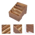 thumbnail image 3 of EXHUMKY Compartment Storage Box Mobile Phone Organizing Box Rustic Wood 1Pcs, 3 of 7