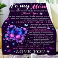 thumbnail image 2 of Gifts for Mom Blanket to Moms from Daughter Son Anniversary Birthday Gift for Moms Presents for Mother's Day Gifts Valentines Day Gift for Mother Best Mom Ever Anniersaries Blankets 80"X60", 2 of 8