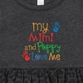 thumbnail image 4 of Inktastic Mimi and Poppy Love Me Girls Baby Dress, 4 of 5