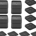 thumbnail image 3 of Elevadores antideslizantes para mueble almohadils para mueble de , elevadores de sofá, antiarañazos , , Negro Doble Capa Yotijar Elevadores de cama, 3 of 10