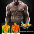 thumbnail image 2 of Eigraketly Chaleco para correr para hombre, chaleco adelgazante con cremallera para el sudor, camisetas sin mangas, recortador de barriga, chaleco elástico Uniforme atlético TYPE1 L Eigraketly OD0282-03, 2 of 6