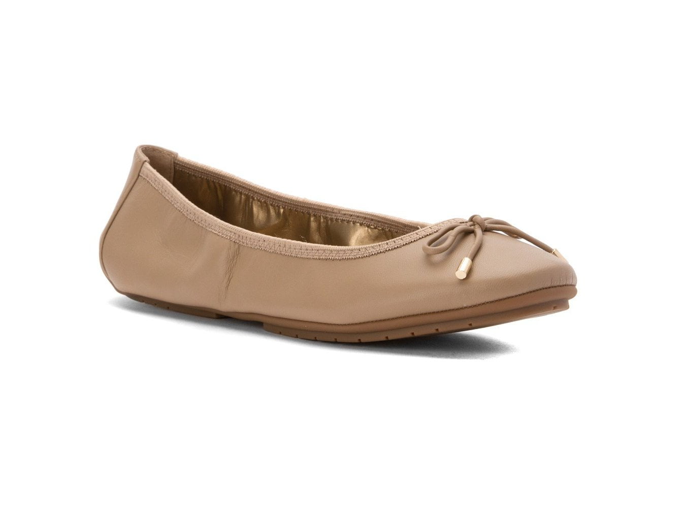 me too silver ballet flats