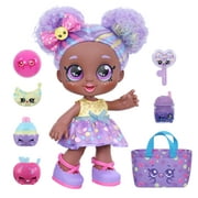 Kindi Kids Skittles 1 Shopping bag plus Shopkins Doll Playset, 8 Pieces