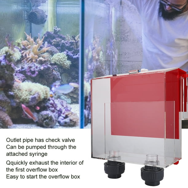 Fish tank hotsell overflow box