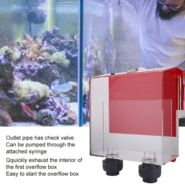 5000L/H Overflow Boxes, Self-Start Overflow Box, Acrylic ish Tanks for Aquarium