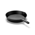 thumbnail image 1 of Cast Iron SKillet Frying Pan with Double Grease Pour Spouts for Gases Induction Cooker Pancake, 1 of 8