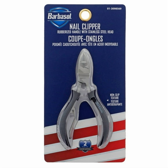 Barbasol 6-cm Rubberized Nail Clipper