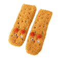 thumbnail image 2 of Brown Stockings Ladies' Lamb Fleece Mid Calf Socks for Autumn and Winter Cute Floor Socks Extra Thick and Warm Lined for Home Use Thick Sleep Long Socks, 2 of 4
