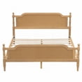 thumbnail image 2 of Lit de Style Provincial Français : Pin Massif et Rotin Durable, 2 of 10