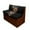 Eagle American Flag, variant on XYZCANDO Cow Sunflower RV Dinette Cushion Covers Western Aztec Camper Decor Universal Bench Seat Cover Comfortable Cushion Covers for Couches and Sofas 1 Backrest Cover and 1 Bench Cover Brown