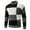 Dark Gray(New), variant on PNTUTB Mens Fashion Casual Color-blocked Long Sleeve Knitted Slim Fit Turtleneck Warm Pullover Sweater