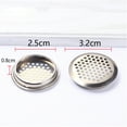 thumbnail image 2 of 5pcs Stainless Steel Air Vent Louver , Silver Round Mesh Hole Vent for Kitchen , Bathroom , Cabinet, 2 of 5