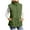 Army Green, variant on Puffer Vest for Women Stand Collar Zip up Button Sleeveless Padded Jacket Winter Wram Coat with Pockets