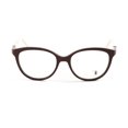 thumbnail image 3 of Tod's Semi-Cateye Full Rim Eyeglass Frames TO5144 52mm Bordeaux, 3 of 3