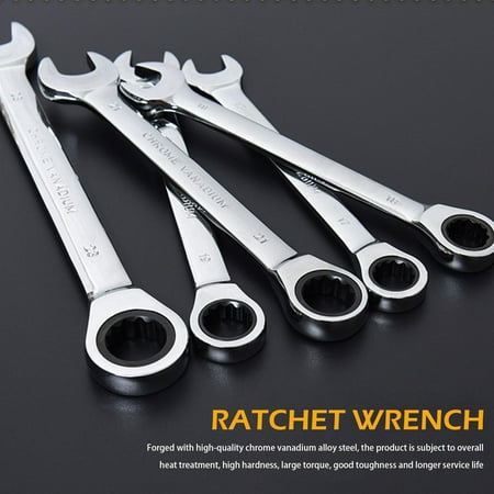 

SSKFHGI Wrench Ratchet Combination Metric Wrench Tooth Torque 6mm16mm SALE