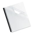 thumbnail image 2 of Fellowes Mfg Co. 52311 11.25 in. x 8.75 in. Crystals Transparent Unpunched Presentation Covers for Binding Systems with Round Corners - Clear (100/Pack), 2 of 6
