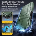 thumbnail image 7 of HCTian for Motorola Moto G Stylus 5G 2025 Case with 2 Pack Screen Protector, Upgrade Slide Camera Cover & Kickstand, Lanyard Strap, Military Grade Shockproof Heavy Duty Robust Bumper Phone Case, 7 of 7