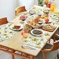 thumbnail image 2 of Rustic Sunflower Placemats Set of 4, Machine Washable Durable Linen Table Mats with Heat Resistant Boho Floral Design Featuring Butterflies, Bees, and Yellow Blooms, 2 of 6