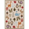 thumbnail image 1 of Momeni Lil Mo Whimsy 8' X 10' Contemporary Hand Tufted Rug in Ivory, 1 of 3