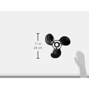 Turning Point Propellers 21431711 Hustler Boat Propeller 13.25 x 17, 3 Blade Aluminum Right-Hand Rotation (Standard)