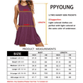 thumbnail image 4 of PPYOUNG Women Summer Casual Swing T-Shirt Dresses Beach Cover up Loose Tank Dress XXL, 4 of 6
