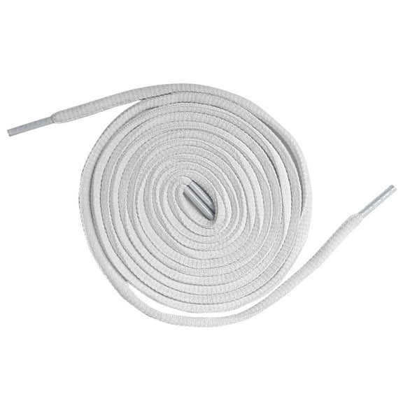 White Oval Athletic Sneaker 45 Inch Shoelaces
