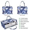 thumbnail image 2 of Large Capacity Tote Bag,Pioneer Flower Floral Print Pattern Handbag Fashion Luxury Tote Bag,15.7"x13"x 5.1" Inches,Laptop Compatible, 2 of 6