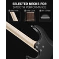 thumbnail image 3 of Guitarra eléctrica Donner DMT-66 99 cm con funda para principiantes, color negro, 3 of 9