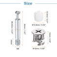 thumbnail image 2 of 30Set 15x14mm Furniture Cam Lock Fitting with 5.8x40mm Dowel Fasteners, 2 of 7