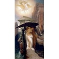 thumbnail image 2 of Leighton, Frederic 14x24 Black Ornate Wood Framed with Double Matting Museum Art Print Titled - Perseus and Andromeda, 2 of 4