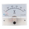 thumbnail image 2 of Voltímetro Cola Rectangular 85C1 Panel Analógico 63x56x58mm Medidor de Voltaje DC, 2 of 8
