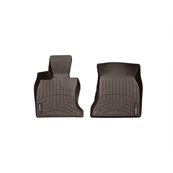 WeatherTech Custom Fit FloorLiners compatible with 2014-2017 BMW 5-Series Gran Turismo - 1st Row (Driver & Passenger), Cocoa