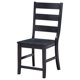 thumbnail image 5 of Newport escalera espalda madera comedor silla silla negro( set de 2), 5 of 7
