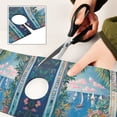 thumbnail image 6 of Yayeee Faucet Mat for Kitchen Sink 14.7" Diatomite Long Splash Guard Pad, Blue Sea, 2 Pack, 6 of 7