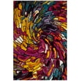 thumbnail image 2 of Safavieh Fiesta Stamen Abstract Shag Area Rug, Multi, 6'7" x 9'2", 2 of 6