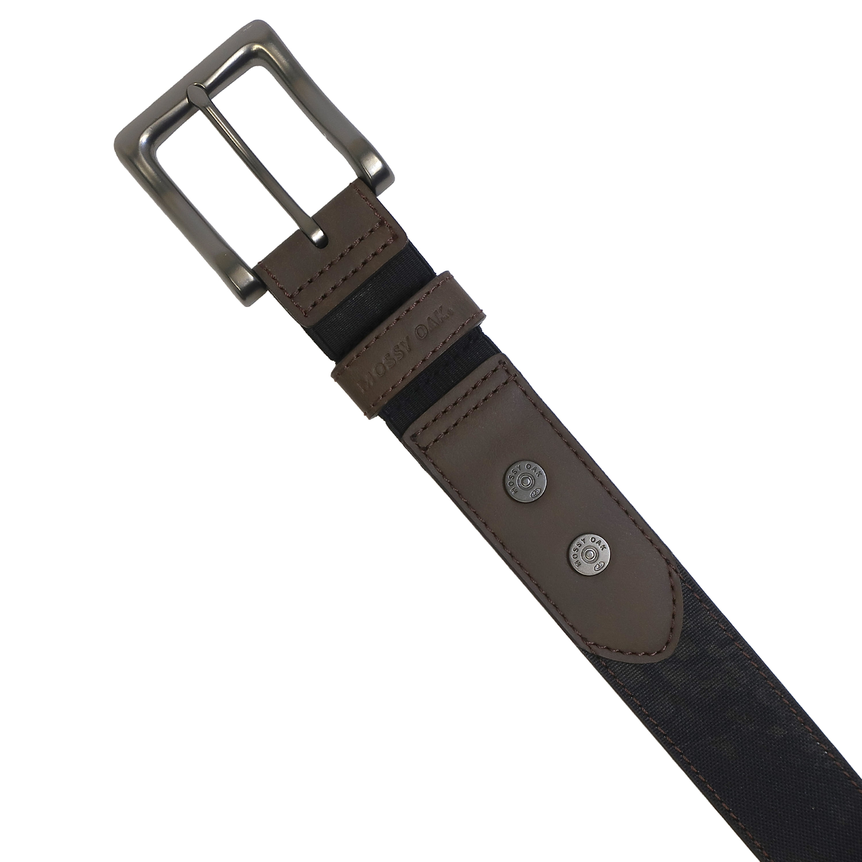 Mossy Oak Men's Eclipse Stretch Belt Brown Tab Size L/XL