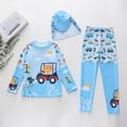 thumbnail image 7 of 2026 Girls Swimsuit Rash Guard Long Sleeve UPF 50+ Sun Boys Swim Shirt Trunks Beach Pool Surfing Beach Swimwear Size 4-5 Years, 7 of 7