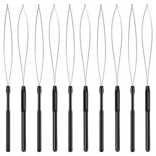 Needle Threader Wood-Like Wire DIY Needle Threader Hair Bead Tool For  Sewing Crafting Embroidery Floss Hair Extensions