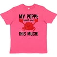 thumbnail image 3 of Inktastic My Poppy Loves Me Grandchild Youth T-Shirt, 3 of 5