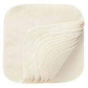 Natural Cotton Baby Washcloths - 12 Per Package