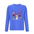 thumbnail image 3 of Blusas y camisas de manga larga con cuello redondo para hombre, ropa deportiva para el hogar, pijamas, camisetas de color liso, blusa deportiva para hombre, poliéster, 3 of 3