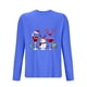 thumbnail image 3 of Blusas y camisas de manga larga con cuello redondo para hombre, ropa deportiva para el hogar, pijamas, camisetas de color liso, blusa deportiva para hombre, poliéster, 3 of 3