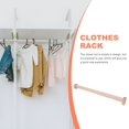 thumbnail image 2 of LEEYNEER Wardrobe Clothes Hanging Rods Wooden Material 50.00X5.00X5.00Cm 1 Set, 2 of 8