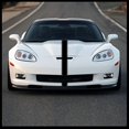 thumbnail image 2 of Sticker Connection | Racing Stripes | Hood Rally Vinyl Race Stripes | (4"x72", Matte Black), 2 of 4