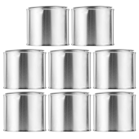 FRCOLOR  8 PCS Small Paint Tins with Lids Transportation Can Ink Storage