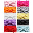thumbnail image 5 of Grofry Headband Baby Toddler Solid Candy Color Bowknot Bow Stretch Hair Band Accessory, 5 of 6
